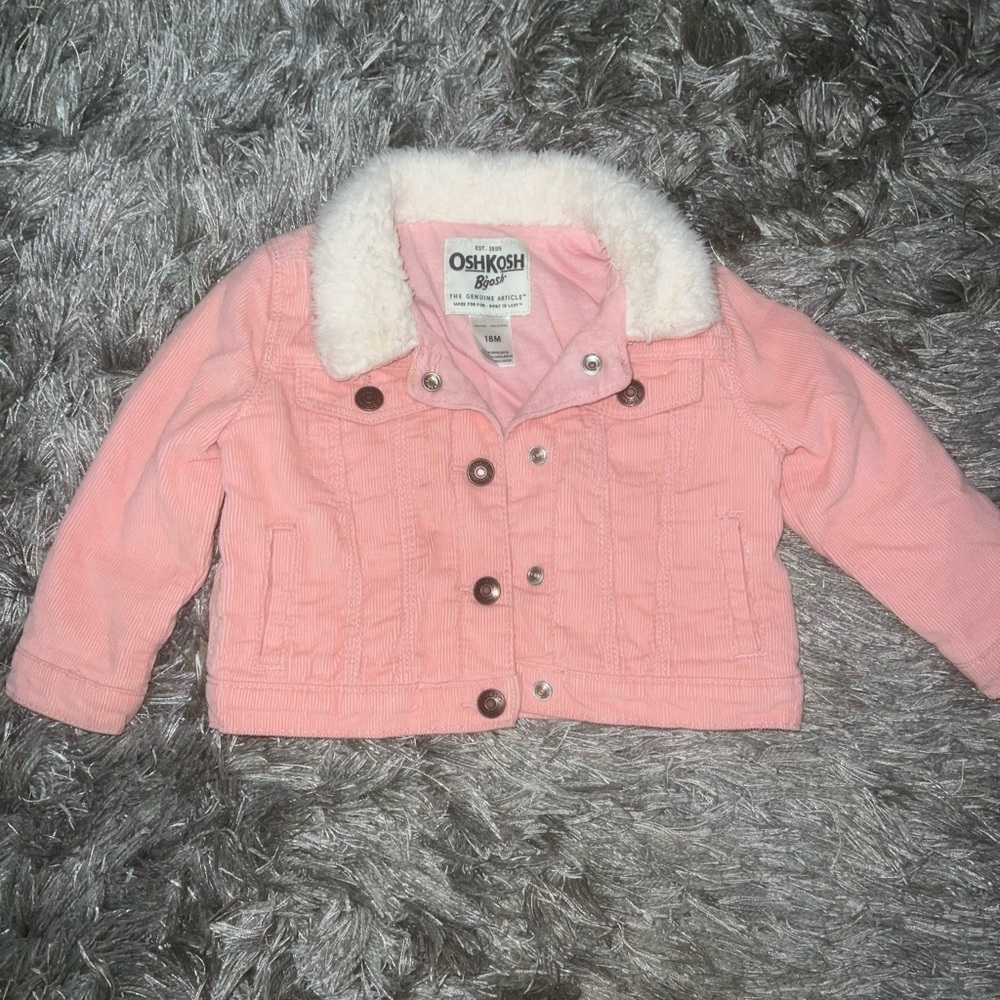 Oshkosh B’gosh Sherpa Lined Corduroy Jacket- 18 months